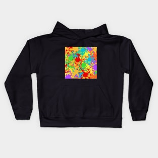 colorful paint drops Kids Hoodie